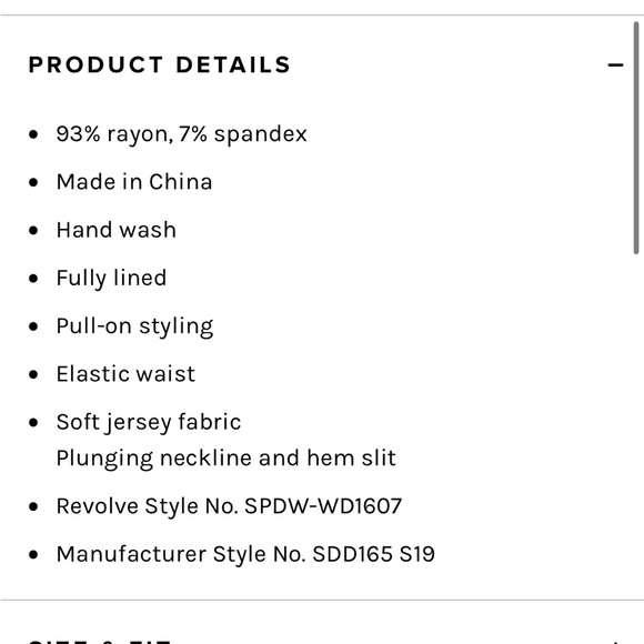 Revolve Superdown Erika deep v Jersey maxi dress - Picture 4 of 4